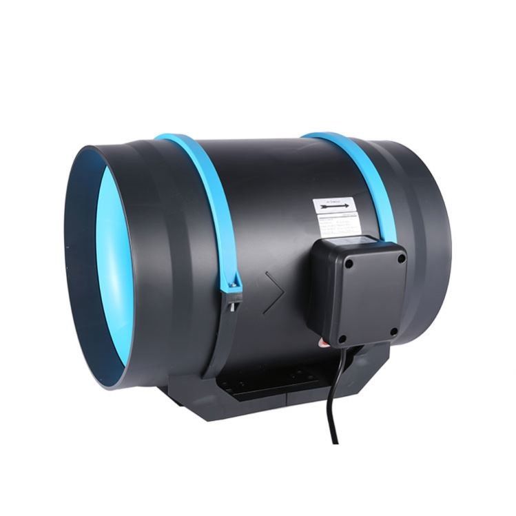 Ventiladores de flujo axial de alta presión de plástico de 6 a 8 pulgadas para ruido muy bajo en baños interiores