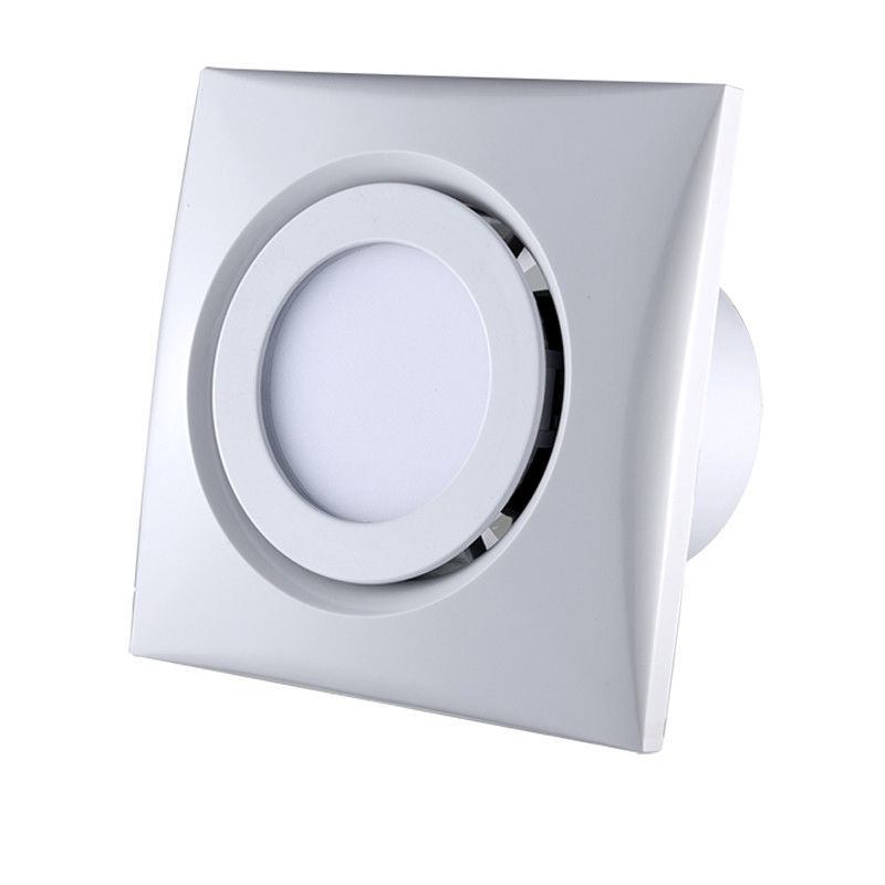Logotipo personalizado 4 6 pulgadas Bajo Ruido Baño Techo montado Ventiladores de escape con luz