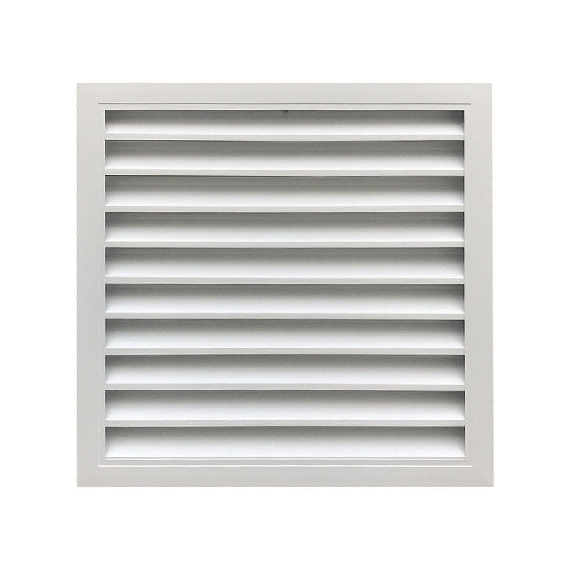 Rejilla de salida de aire ajustable en blanco para el ventilador de pared montado en el techo de la construcción