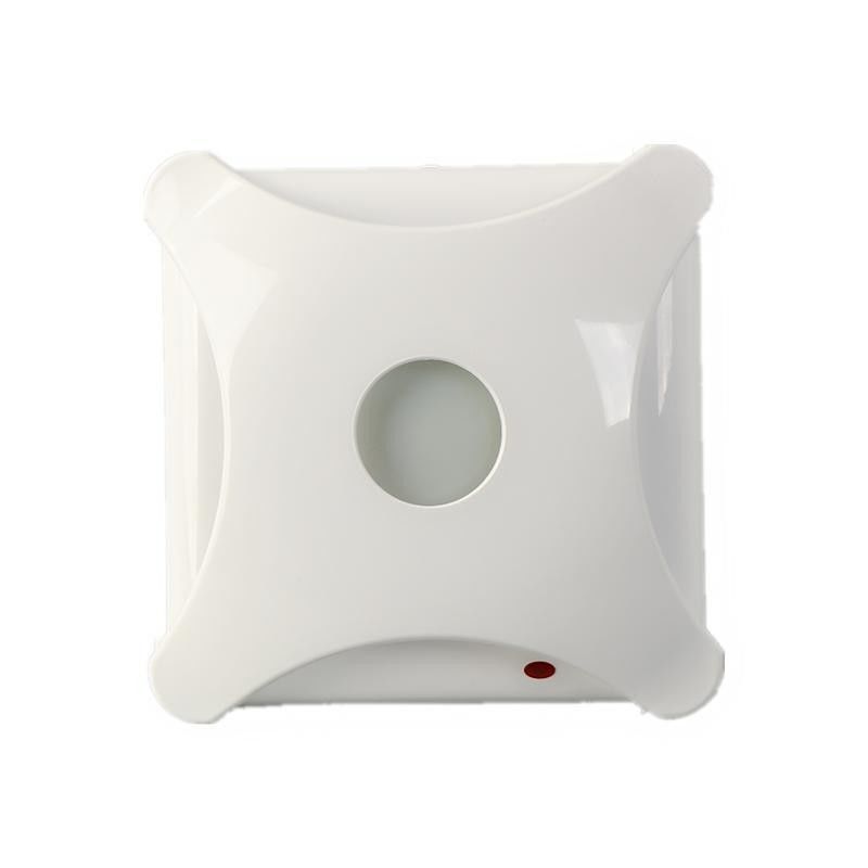 Ventilación de baño montada en la pared de 100 mm cuadrados con ventilador de flujo axial ultra silencioso de luz LED