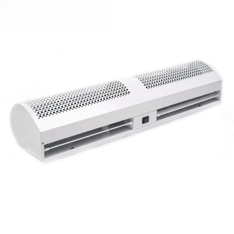 Máquina automática de cortinas de aire de flujo cruzado vertical montada en pared de 120 cm para hoteles