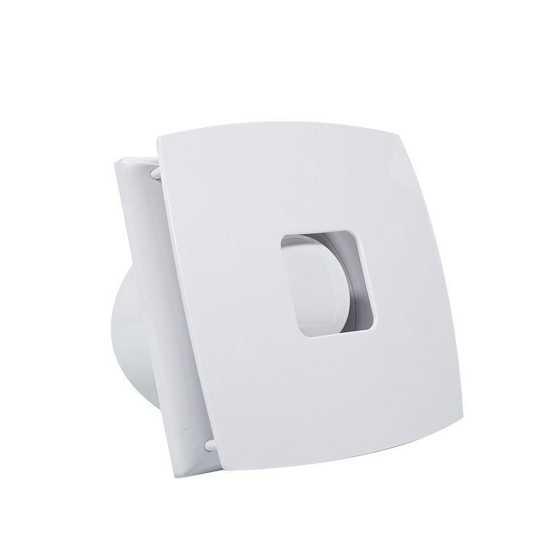 Ventilador de escape de ventilación redondo de 4 pulgadas de color blanco montado en la pared con enchufe para la ventana de la cocina del baño