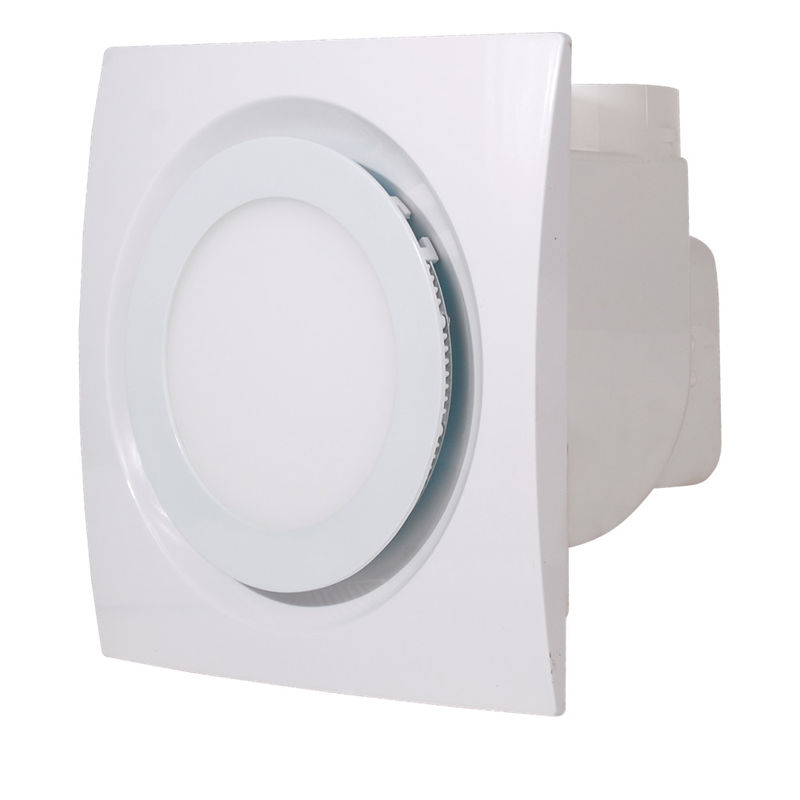 Casa 220V 4 6 pulgadas silencioso de alto flujo de aire LED luz de pared montado ventilador extractor de aire de conducto