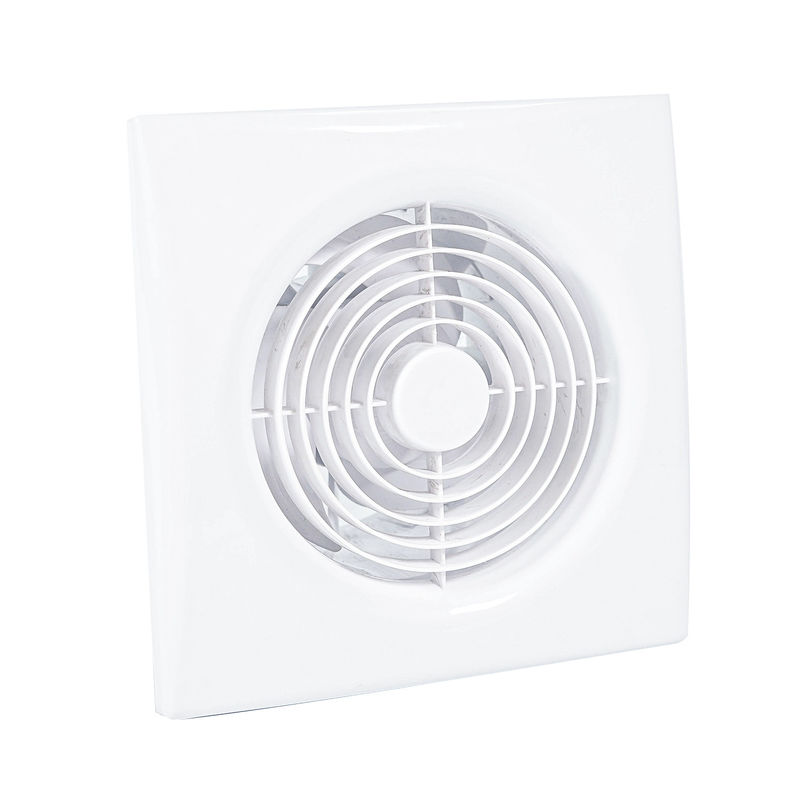 240V 6&quot; 8&quot; 10&quot; 12&quot; de plástico de metal trasero Cuadrado Baño ventilador de escape para el montaje en la pared