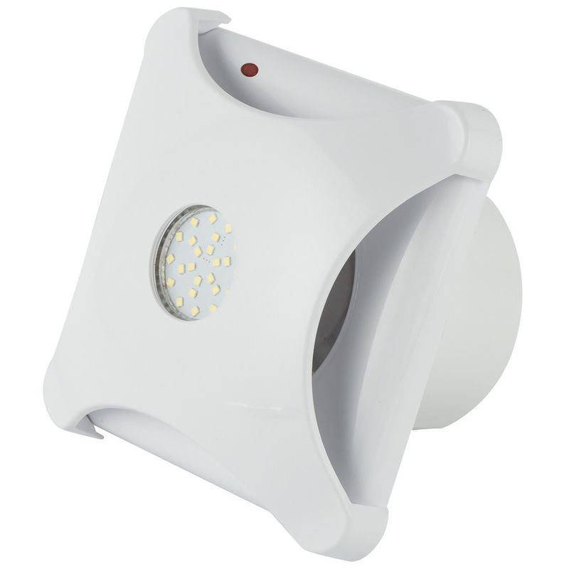 Ventilación HVAC de plástico Ventilador de escape pequeño con sensor de humedad Ventilador extractor de aire ligero