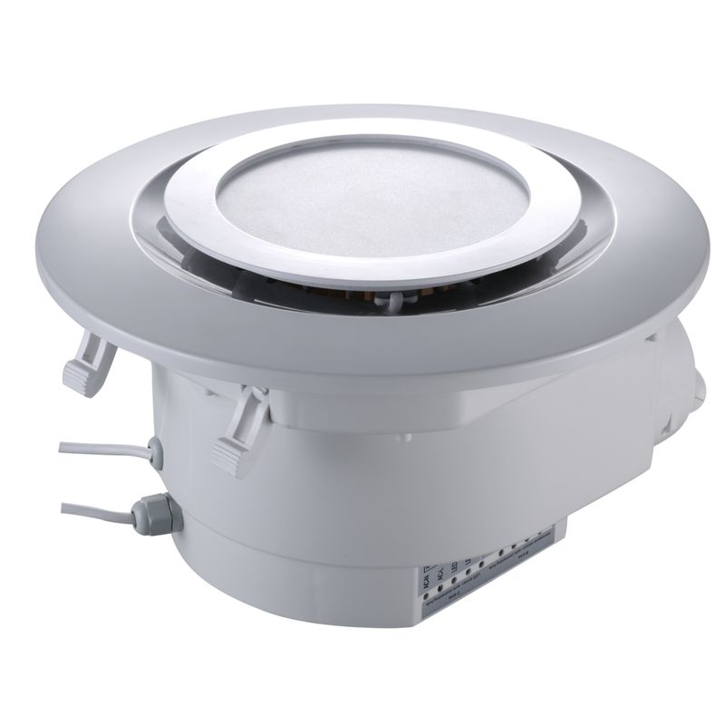 4 6 pulgadas Baja potencia Bajo ruido Ventilación de baño con luz LED Personalización extractor de aire ventilador con iluminación