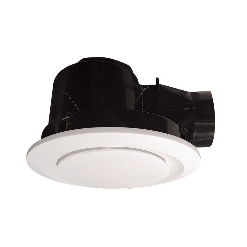10 pulgadas de cocina baño personalización de pared montada ventilación con ventilador extractor de aire de luz LED