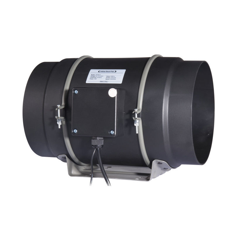 Aplicación WIFI inteligente ventilador de ventilación de conducto en línea de 8 pulgadas silencioso controlador programable EC motor ventilador para hidroponía