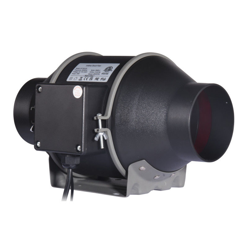 100~240V bajo ruido 4 pulgadas EC con controlador de velocidad variable inteligente ventilador de conducto en línea
